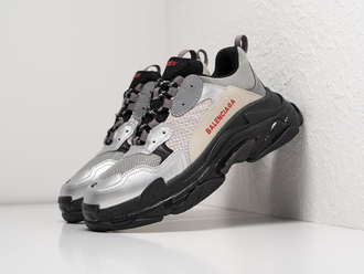 Balenciaga Triple S Sneaker Black Grey Silver
