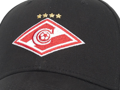 Бейсболка детская ФК СПАРТАК черная 120259