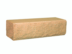 Кирпич гиперпрессованный рваный угловой оранжевый М250