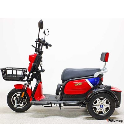 Трицикл GreenCamel Фродо Q2 (60V 500W) дифференциал красный