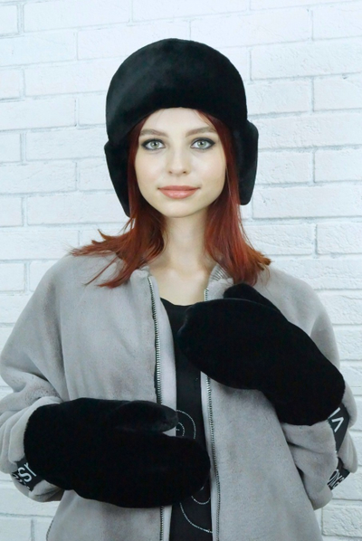 Ушанка "Каникулы" цвет черный