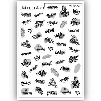 Слайдер-дизайн MilliArt Nails MAX-245