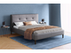 Кровать с мягким изголовьем Milla 140 на 200 (Бежевый)