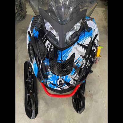 Наклейки на снегоход  Lynx Ranger Expedition Commander 2011-2019 № Елки