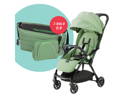 Коляска прогулочная Leclerc Magic Fold Plus Green + Сумка-органайзер