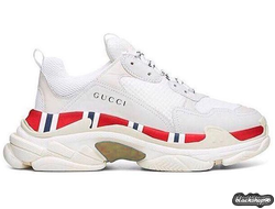 BALENCIAGA TRIPLE S X GUCCI WHITE ЖЕНСКИЕ (36-40)