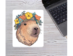 Коврик для мышки вертикальный Капибара, Kapibara-san №22