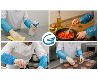 Disposable Plastic Arm Sleeve ცელოფნის სამკლაური,  საბითუმო  და საცალო