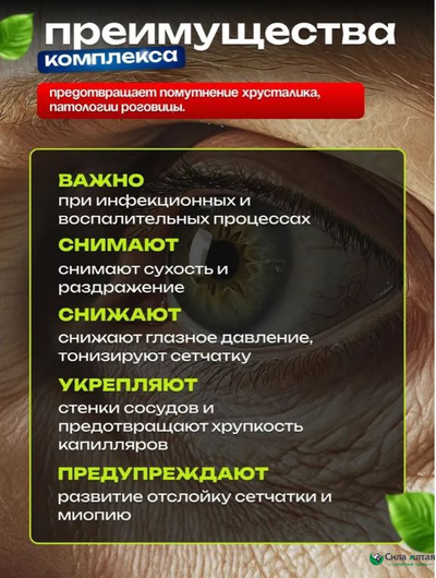 Комплекс Офтальмакс для восстановления зрения