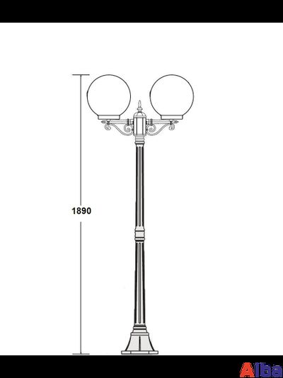 Globo 88208A L Парковый светильник