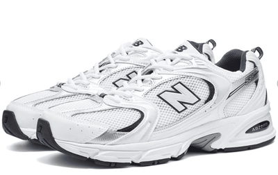 New Balance 530 Silver (Белые с серебром) новые