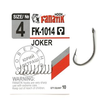 Крючки FANATIK FK-1014 JOKER (10шт) / №4