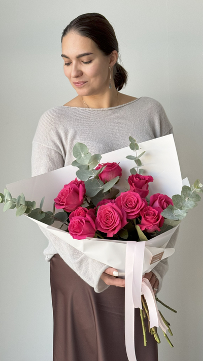 Букет моно цветов № 327