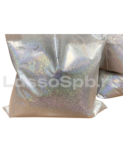 Блестки Серебро Голография 0,2 мм 1 кг