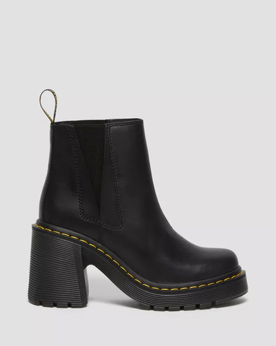 Dr Martens Spence Leather Flared Heel Chelsea черные