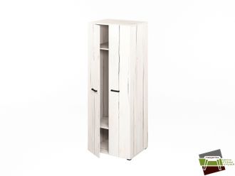 Шкаф для одежды глубокий L-731 Таксония Айвори  712*590*1916 мм (Ш*Г*В)