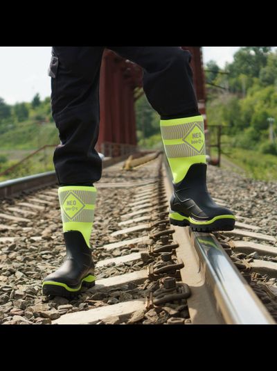 Сапоги «NEO BOOTS» лайм  КП неопрен/полиуретан/нитрил КЩС р.42