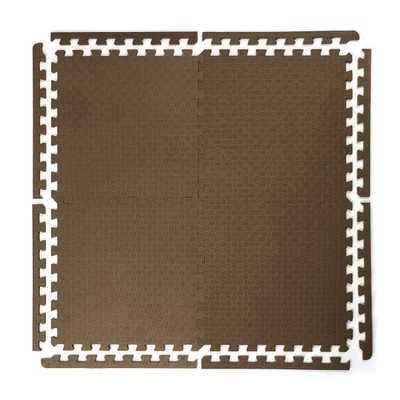 Будо-мат(мягкий пол спорт) 50х50 см. с креплением ласточкин хвост, с кромками, 1м2