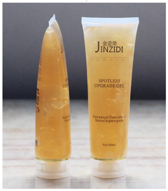 Гель «Jinzidi» с коллагеном для лица аппаратный с добавлением натуральных растительных экстрактов (токопроводящий, аппаратный). Для ультразвуковых аппаратов,  - 300 г.