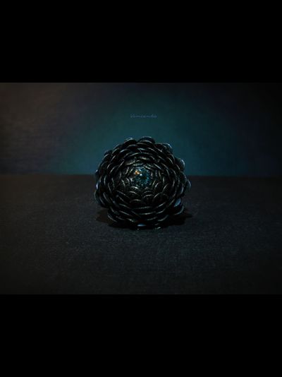 Кольцо-цветок в готическом стиле &quot;Око Ворона&quot;, по мотивам сериала &quot;Рейвенсвуд&quot;