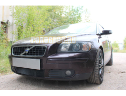 Защита радиатора Volvo S40 II 2003-2007 black