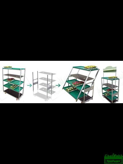 Кабриолет наклонное устройство к тележке евро тролль 1350x560x1800 ,с направляющими