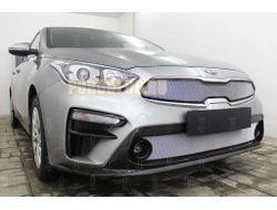 Защита радиатора KIA Cerato 2018- chrome низ