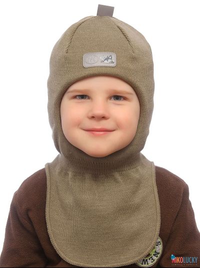 Шапка-шлем "NK"   20101-01, цвет светлый хаки р. 50-52