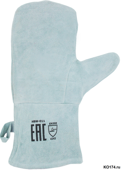 Рукавицы сварщика спилковые двупалые