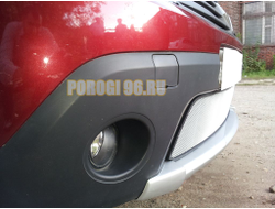 Защита радиатора Renault Sandero Stepway 2010-2014 chrome