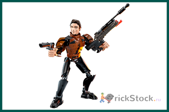 # 75535 Сборная Фигура «Хан Соло» / “Han Solo” Buildable Action Figure (2018)