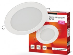 Светильник встраиваемый светодиодный ASD/InHome даунлайт RLP-VC 12W(960lm) 6500К 6K d145(112) белая (без пульс) IP40 4530