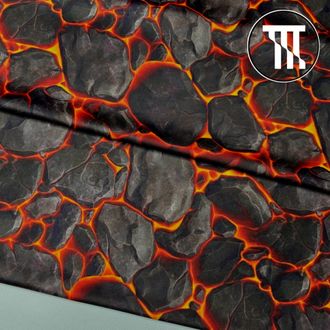 Бифлекс матовый принт Лава (Панура)