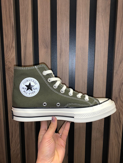 Мужские кеды Converse Chuck Taylor 70 зеленые высокие 162052C фото