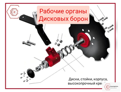 Рабочие органы дисковых борон