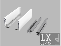 Комплект ящика LX, 133х550мм, Soft-Close БЕЛЫЙ,  (695-13355-02)  TALISMAN *