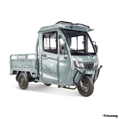 Грузовой электротрицикл Rutrike КАРГО Кабина 1500 60V1000W серый