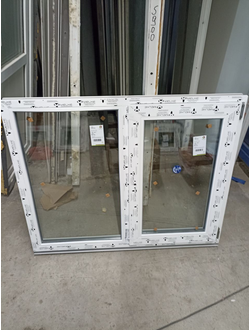 011-Ширина-1200 высота 1050. Профиль Melke 60 , 32 стеклопакет,ПОВОРТНО - ОТКИДНОЕ (ПРАВОЕ)