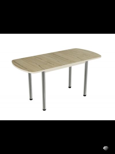 Стол кухонный раздвижной "Пластиковый", подстолье Прямое, разные цвета