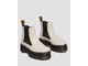 Dr Martens Audrick Nappa Leather Platform Chelsea Beige