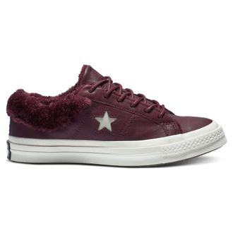 Кеды Converse One Star Sp зимние бордовые