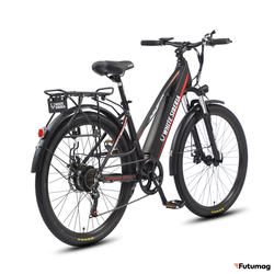 Электровелосипед WHITE SIBERIA CAMRY LIGHT 500W матовый черный