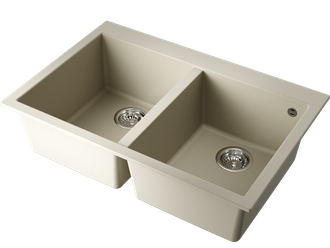 МОЙКА OMOIKIRI BOSEN 80-2 BE (4993837) ВАНИЛЬ