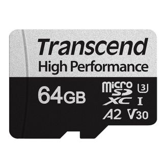 Карта памяти Transcend 330S microSDXC 64Gb UHS-I Cl10 + адаптер, TS64GUSD330S