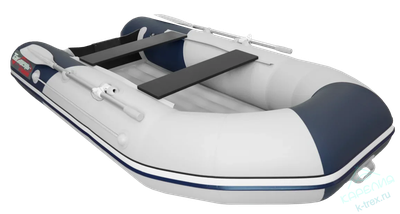 Лодка ПВХ Мастер Лодок Таймень NX2900НДНД "Комби" Св.Серый / Синий