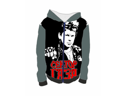 Толстовка 3D с полной запечаткой Сектор Газа, Юрий Хой №11