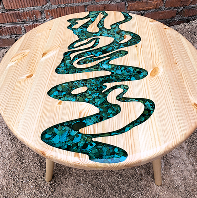 стол из слэба, мебель из лиственницы, мебель из массива, лиственница, слэбы дерева, стол из ствола