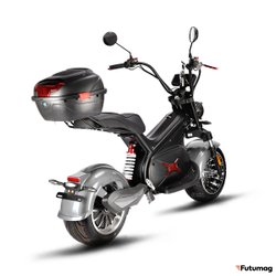 Электроскутер White Siberia BLACK SEA 5000W серый