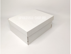 Коробка с откидной крышкой 250*200*110 мм БЕЛЫЙ