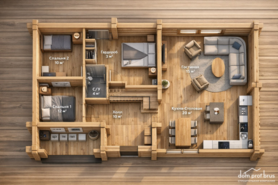 Уютный 128м2 12х8